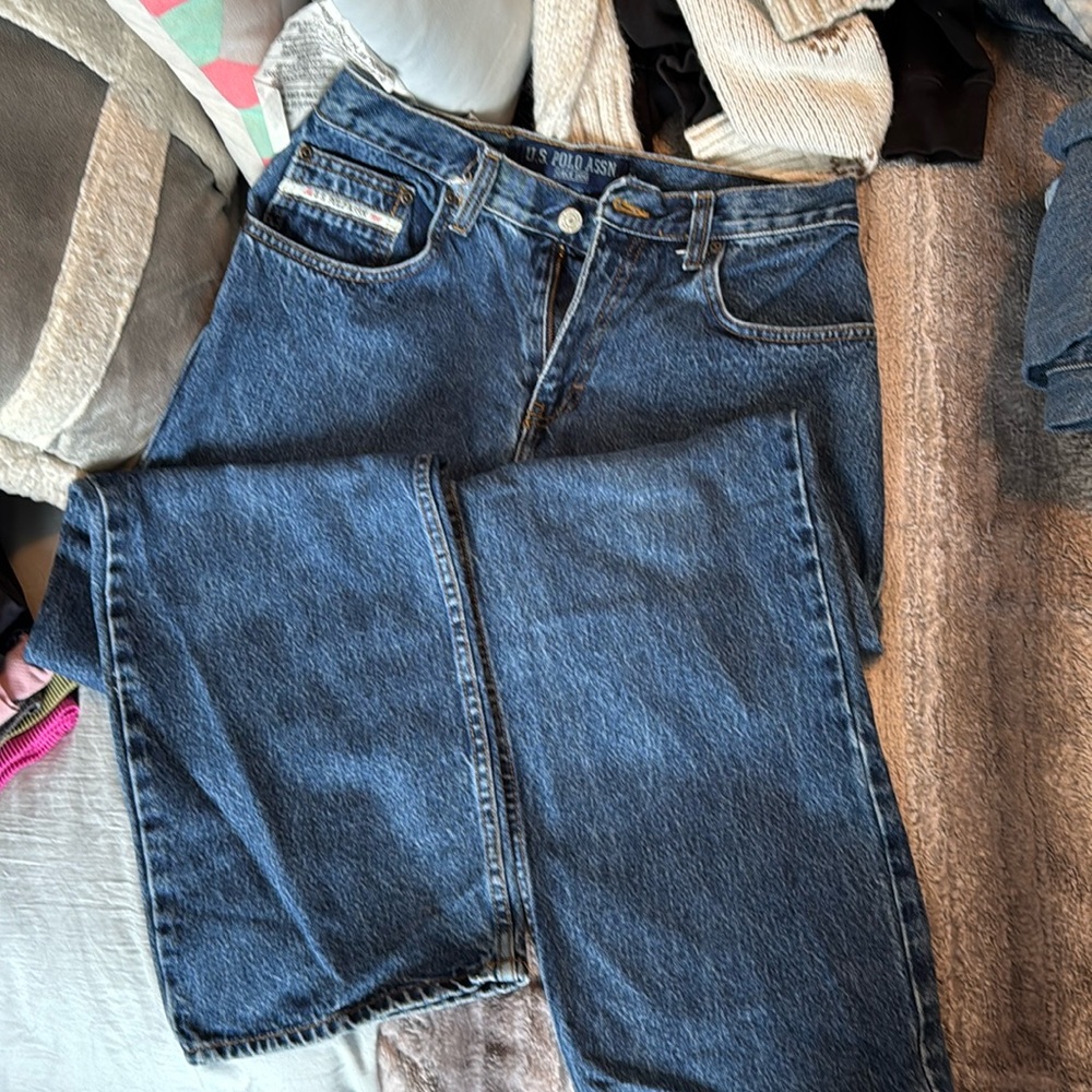 Women’s Vintage Polo Dark Blue Jeans Size 4/6